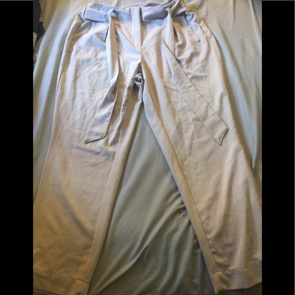 Beige dress pants